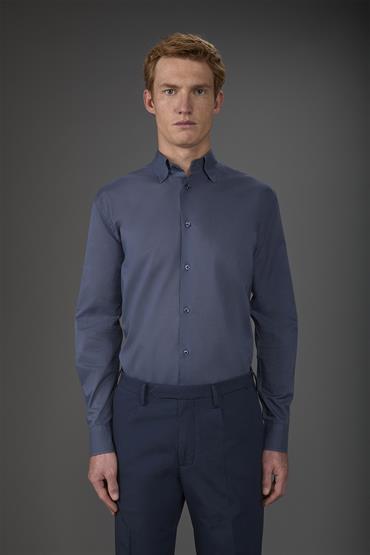 BUTTON DOWN COLLAR CERULEAN