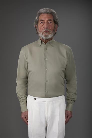 BUTTON DOWN COLLAR SAGE GREEN
