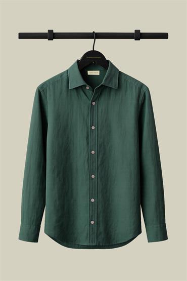 FRENCH COLLAR SHIRT SAGE GREEN