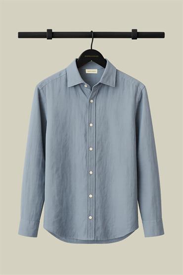 FRENCH COLLAR SHIRT SKY