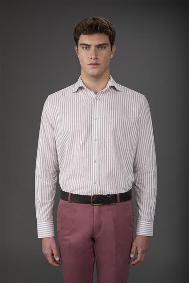 FRENCH COLLAR BACK CARRE SHIRT