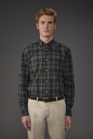BUTTON DOWN COLLAR WITH POCKET GREEN