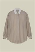 FRENCH COLLAR BAGGY FIT SHIRT