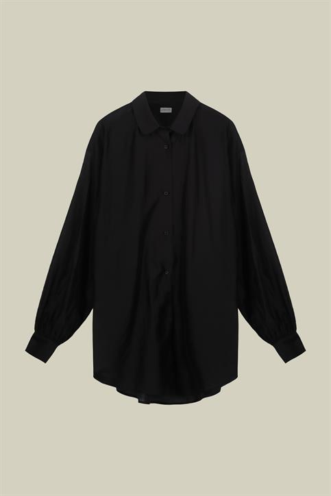 FRENCH COLLAR BAGGY FIT SHIRT