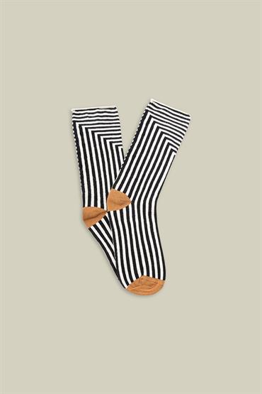 ANKLE SOCKS BLACK/OCHRE YELLOW