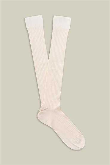 KNEE-HIGH SOCKS OFF WHITE