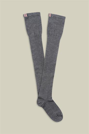 OVER THE KNEE SOCKS DK GREY