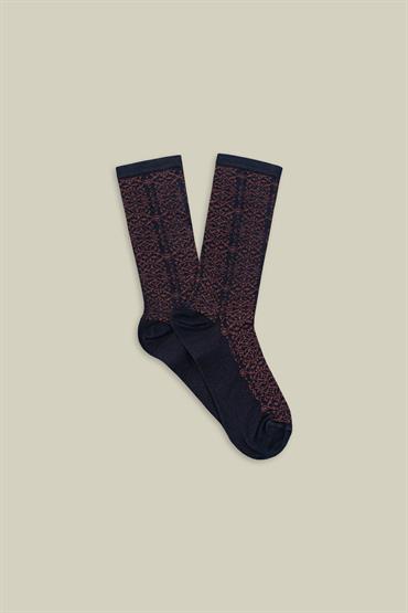 KNEE-HIGH SOCKS DK BLUE
