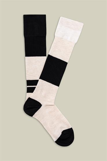 KNEE-HIGH SOCKS OFF WHITE
