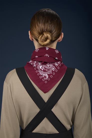 FOULARD 70X70CM BORDEAUX