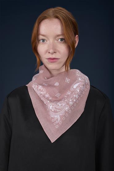 FOULARD 70X70CM MAUVE