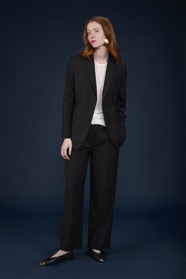 2 BUTTON SINGLE BREAST JACKET BLACK