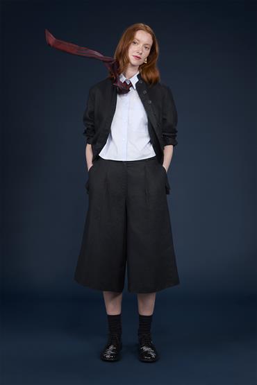 MAO COLLAR JACKET BLACK