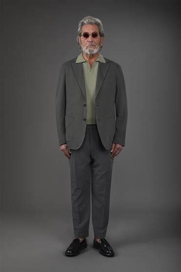 SINGLE BREASTED JACKET GREEN