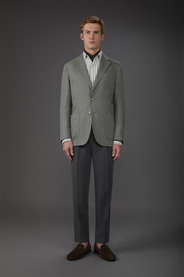 SINGLE BREASTED JACKET GREEN
