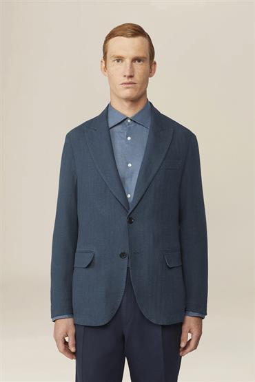SINGLE BREASTED JACKET BLUE