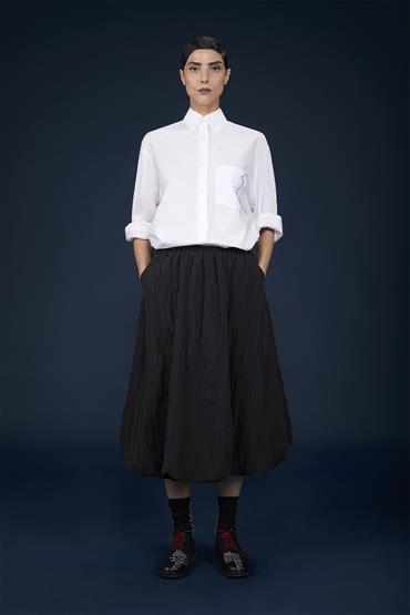 MIDI SKIRT WITH ELASTIC