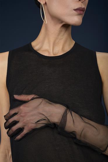TULLE FABRIC BLACK