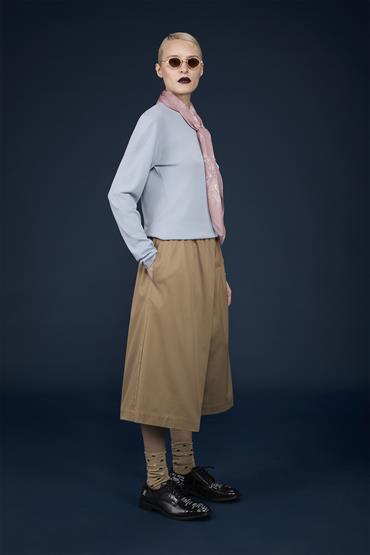 ROUNDNECK - SOLID COLOR SWEATER LT SKY