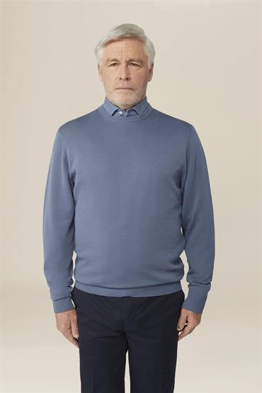 BASIC KNIT ROUNDNECK CERULEAN