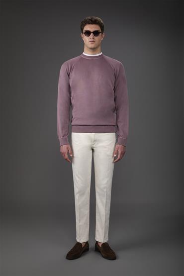 BASIC KNIT ROUNDNECK R/S MAUVE