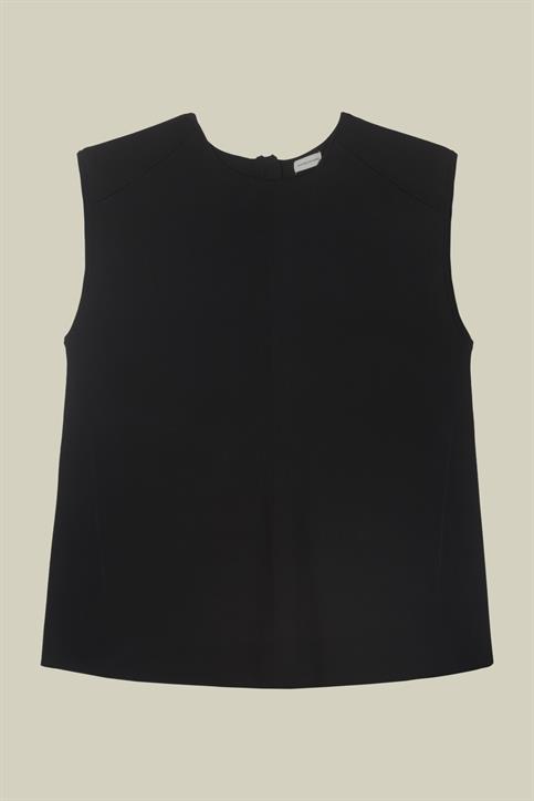 KNITTED TOP BACK BUTTONING