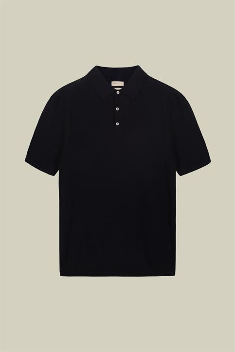 KNITTED POLO S/S