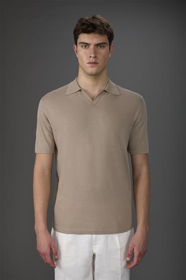KNITTED POLO DERBY COLLAR S/S