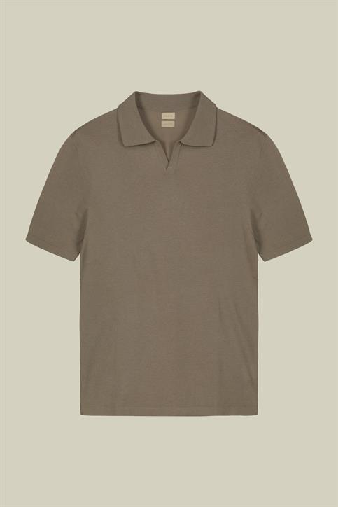 KNITTED POLO DERBY COLLAR S/S