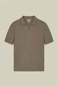 KNITTED POLO DERBY COLLAR S/S