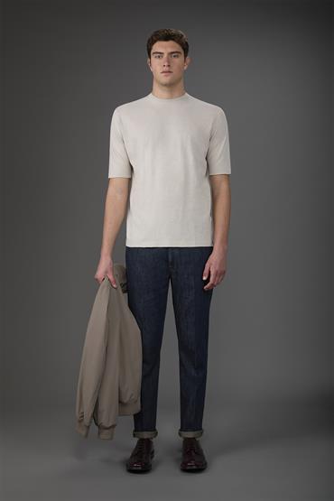 KNITTED TSHIRT S/S ICE