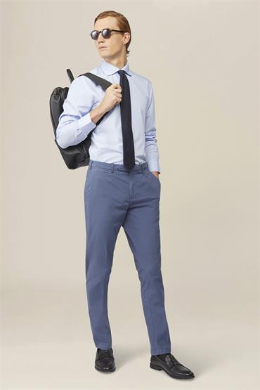 TROUSERS WITH PINCES INDIGO
