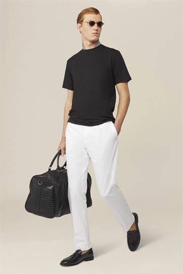 TROUSERS WITH PINCES WHITE