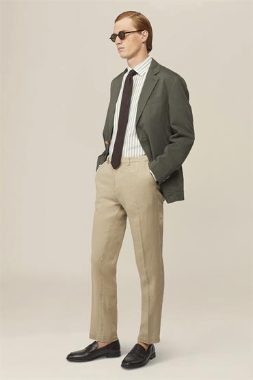 TROUSERS WITH PINCES BEIGE