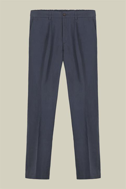 TROUSERS SINGLE PINCES - BACK ELASTIC