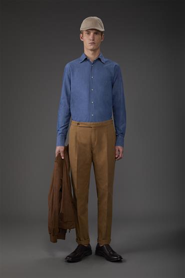 TROUSERS WITH SIDE BUCKLES BEIGE