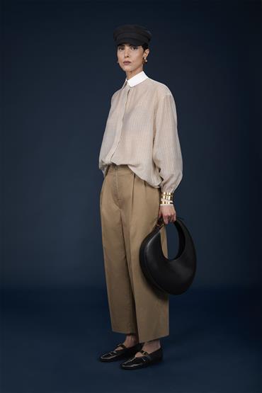 LADY'S PANT DK BEIGE