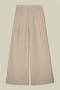 LADY'S PANT WITH INSERTE SATIN BAND ON WAIST