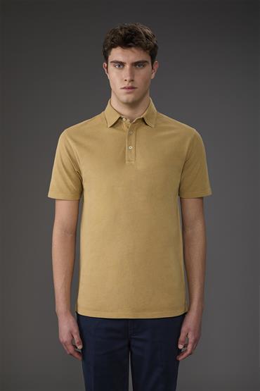 SHORT SLEEVES POLO OCHRE YELLOW