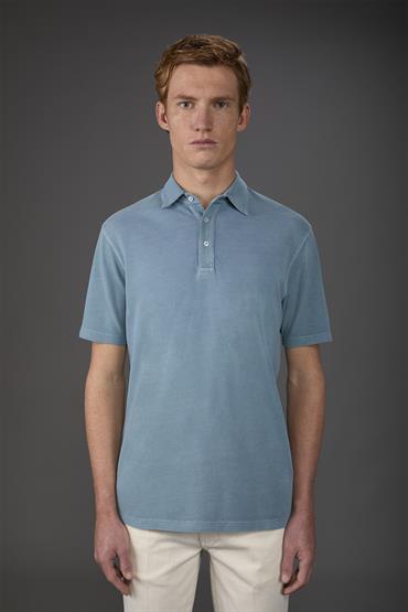 SHORT SLEEVES POLO SKY