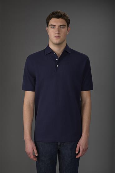SHORT SLEEVES POLO SHIRT DK BLUE