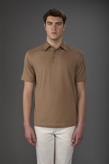 SHORT SLEEVES POLO BEIGE