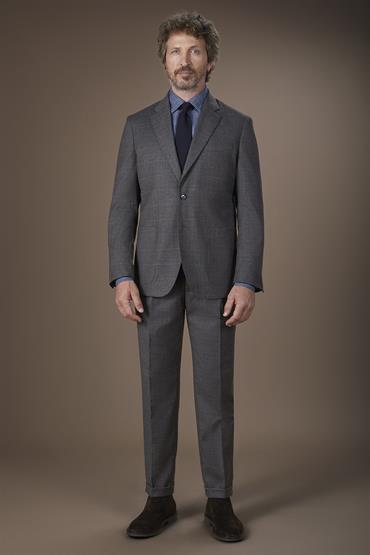 SINGLE BREASTED SUIT BROWN