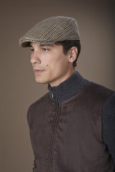 NEWSBOY HAT BROWN