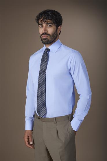 CLASSIC COLLAR SHIRTS LT SKY