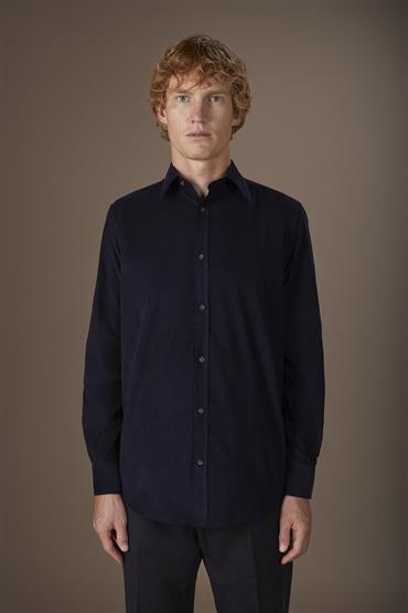 CLASSIC COLLAR REGULAR FIT DK BLUE