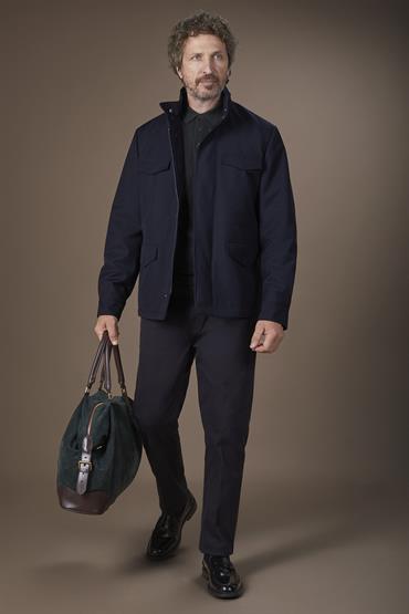 FIELD JACKET DK BLUE