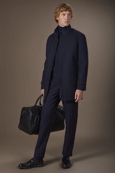 PADDED COAT WITH INNER DETACHABLE FAKE VEST