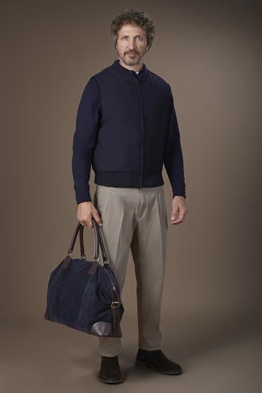 PADDED VEST DK BLUE