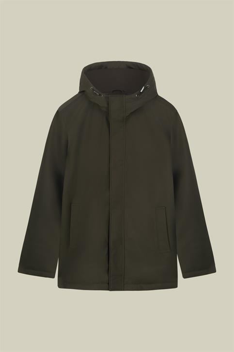 PADDED JACKET WITH INNER FIXED FAKE VEST